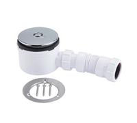 McAlpine 3 Pin Shower Trap + Flex Adaptor - Chrome Plastic