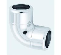 McAlpine 35A-CB Chrome Plated Brass 90 Degree Compression Bend