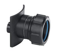 McAlpine 4"/110mm x 1.5" Outlet Two Piece Cast Iron Soil Pipe Boss Connector BOSS110TCAST-BL