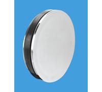 McAlpine 40K-CB Blanking Cap for Chrome Plated Brass Compression Tee (42E-CB) in Silver McAlpine Silver