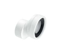 Mcalpine 40mm Offset Outlet Rigid Toilet Wc Pan Connector 110mm Plain End