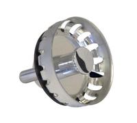 Mcalpine 50mm Mini Kitchen Sink Basket Waste Strainer Plug Stainless Steel Mbsktop