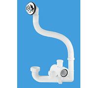 McAlpine 50mm Seal Anti-Syphon Bath Trap with Flexible Overflow FSK10V