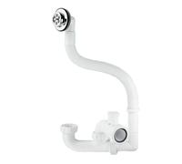 McAlpine 50mm Seal AntiSyph Bath Trap Flex Oflow - FSK10V Backflow Preventio in White McAlpine White