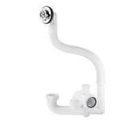 McAlpine 50mm Seal AntiSyph Bath Trap Flex Oflow - FSK10V Backflow Prevention in White McAlpine White