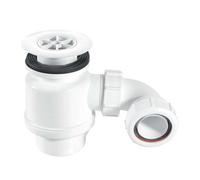 Mcalpine 50mm Water Seal 1.1/2In Shower Tray Trap Waste Hole 85mm White Plastic
