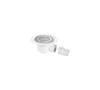 McAlpine 50mm Water Seal Trapped Gully Chrome Plated Brass Clamp Ring TSG50SS-SL-NSC