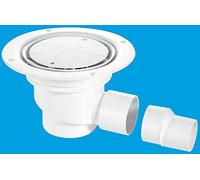 McALPINE 75MM Gully for Sheet Flooring TSG1-WH