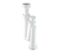 Mcalpine 75mm Water Seal Adjustable Inlet Offset Anti-Syphon Basin Trap