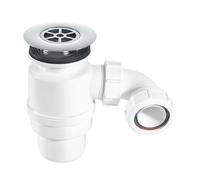 McAlpine 80mm Water Seal Resealing Shower Trap with Multifit Outlet STW12-R