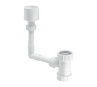 Mcalpine 90 Push Fit Elbow 12 Pipe Wc Toilet Overflow Kit With Tundish