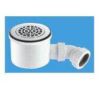 McAlpine ST90CPB-P-HP2 1.5" 90mm Hi-Flow Shower Trap in White McAlpine White