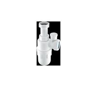 McAlpine A10AV 75mm Water Seal Anti-Syphon (Silentrap) Adjustable Inlet Bott in White McAlpine White