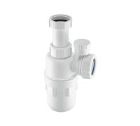 McAlpine A10AV Anti-Syphon Adjustable Inlet Bottle Trap - White