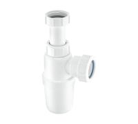 McAlpine AA10 75mm Water Seal Plastic Adjustable Inlet Bottle Trap With 1¼¿ Multifit Outlet
