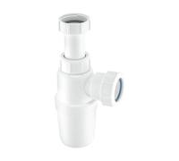 McAlpine AA10 Adjustable Inlet Slim Bottle Trap - White