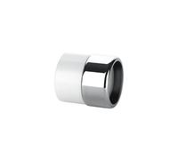 McAlpine ABS32/35G-CB Chrome Plated Brass Compression Straight Connector x ABS Solvent Weld in White McAlpine White