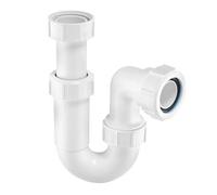 Mcalpine Adjustable Sink & Basin Inlet Trap White (Dia)32mm 1¼" (Dia)32mm