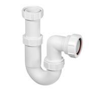 Mcalpine Adjustable U-Trap Sink Trap White (Dia)40mm