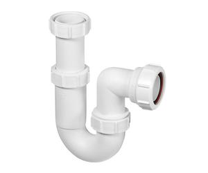 Mcalpine Adjustable U-Trap Sink Trap White (Dia)40mm