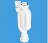 McAlpine Anti-Syphon 32mm Straight Through Trap (32mm Outlet) X10V