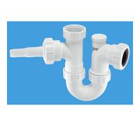 McAlpine Anti -Syphon Sink Trap with Horizontal Nozzle WM2V