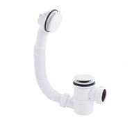 McAlpine Bath Trap Waste & O/Flow - Gloss White