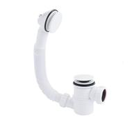 McAlpine Bath Trap Waste & O/Flow - Gloss White