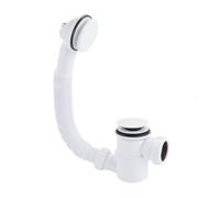 McAlpine Bath Trap Waste & O/Flow - Gloss White McAlpine White