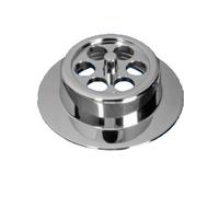 Mcalpine BATHGRID-CP Bath Overflow Grid Chrome Plated (70mm Width)