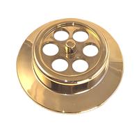 McAlpine BATHGRID-GP Bath Overflow Grid Gold Plated