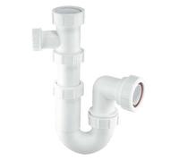 Mcalpine Bathroom 75mm Water Seal Multifit Compression Outlet Tubular Swivel Basin Trap Adjustable Inlet With 23mm Pipe Connection