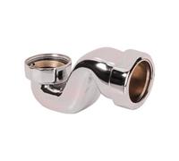 McAlpine BATHTRAP25-CPB 25mm Water Seal Chrome Plated Brass Bath Trap with 1½" Universal Outlet