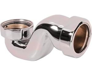 McAlpine BATHTRAP25-CPB 25mm Water Seal Chrome Plated Brass Bath Trap with 1½" Universal Outlet