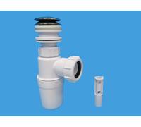 McAlpine BK1 All in One Fast Fix Basin Clicker Waste & Bottle Trap in White McAlpine White