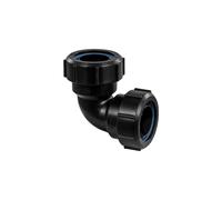 McAlpine Black Multifit 90 Degree Bend 1.25" MS4-BL