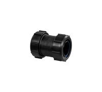 McAlpine Black Multifit Straight Connector 1.25" S28M-BL McAlpine Black