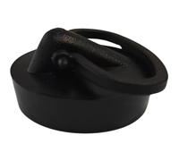 McAlpine Black PVC Plug and Handle, 1 1/2 Inch, Fits 1 1/4 Inch Waste, BP3H
