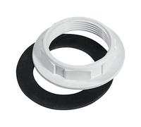 McAlpine BN1 White Plastic Backnut with Rubber Washer 1.25" BSP