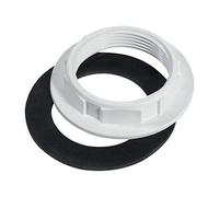 McAlpine BN5 White Plastic Backnut with Rubber Washer 2" BSP