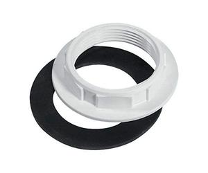 McAlpine BN5 White Plastic Backnut with Rubber Washer 2" BSP