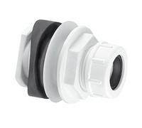 McAlpine BOSSCONN-22MM Mechanical Soil and Rainwater Pipe Boss Connector, White