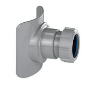 McAlpine BOSSCONN110-GR Two Piece Cast Iron Soil Pipe Boss Connector in Grey McAlpine Grey