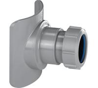 Mcalpine Bossconn110Z-Gr Black Mechanical Soil Pipe Boss Connector