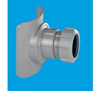 McAlpine BOSSCONN110Z-GR Black Mechanical Soil Pipe Boss Connector McAlpine Black