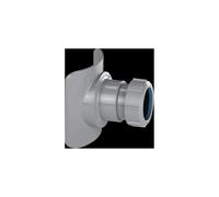 McAlpine BOSSCONN82-GR Grey Mechanical Soil Pipe Boss Connector for 57mm hole saw size