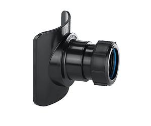 McAlpine BOSSCONN82T-BL 3 x 1.5 Inch Black Soil Pipe Boss Connector