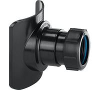 Mcalpine Bossconn82Z-Bl Black Mechanical Soil Pipe Boss Connector For 57mm Hole Saw Size