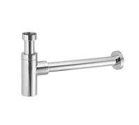 McAlpine CA32MINI-CB Chrome Plated Brass Basin Kit with Mini Bottle Trap in Silver McAlpine Silver