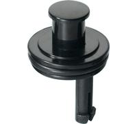 McAlpine BP1-CAP Black Plastic Captive Plug - 1½" diameter (for 1¼" waste)